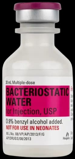 Bacteriostatic water vial
